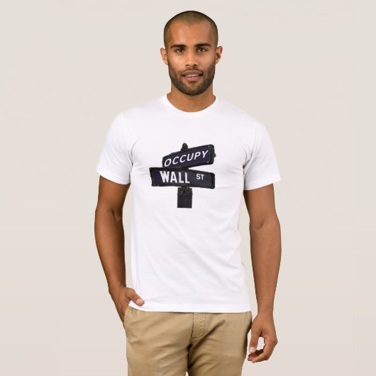 Occupy Wall Street T-shirt (Voorkant volledig)