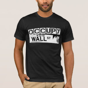 Occupy Wall Street T-Shirt - Zwart