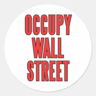 Occupy Wall Street Wij zijn de 99% Ronde Sticker