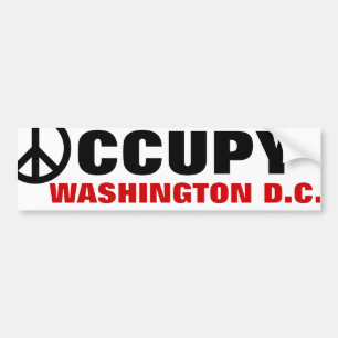 OCCUPY WASHINGTON D.C. BUMPERSTICKER