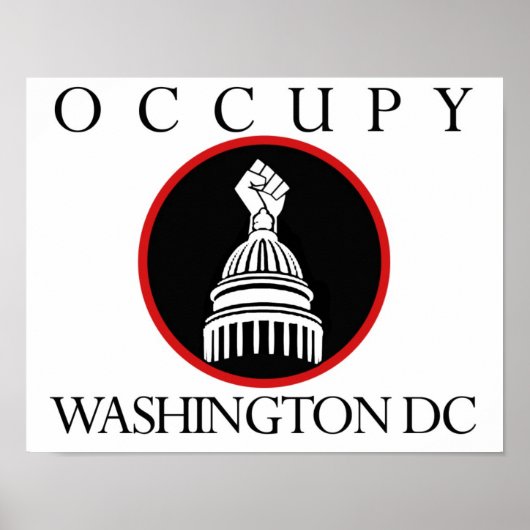 Occupy Washington DC Poster (Voorkant)