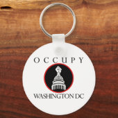 Occupy Washington DC Sleutelhanger (Voorkant)
