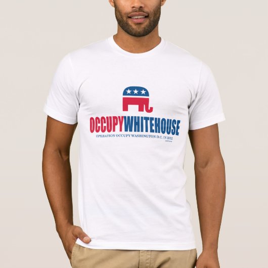 Occupy Whitehouse T-shirt (Voorkant)
