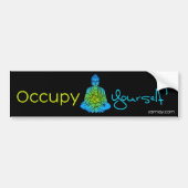 Occupy Yourself Bumpersticker (Voorkant)