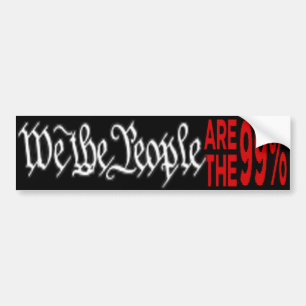 #OccupyAllStreet Bumpersticker