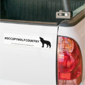 #OCCUPYWOLFCOUNTRY BUMPERSTICKER (Op Truck)