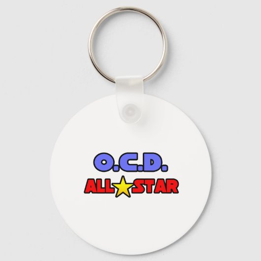 OCD All Star Sleutelhanger (Voorkant)