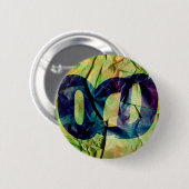 OCD Awareness badge ( Textured ) Ronde Button 5,7 Cm (Voorkant /achterkant)