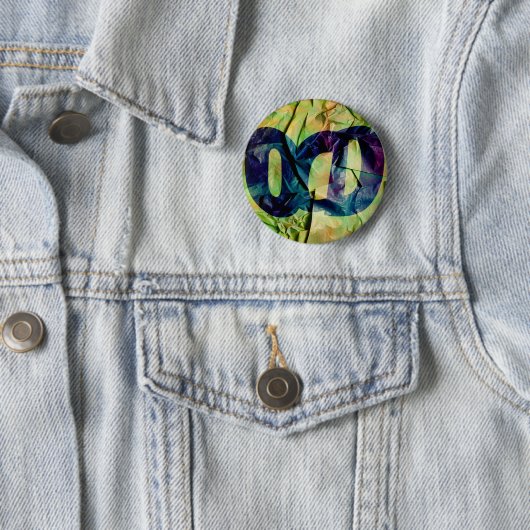 OCD Awareness badge ( Textured ) Ronde Button 5,7 Cm (In situ)