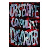 OCD Awareness, Colour Theory Poster (Textured) (Voorkant)