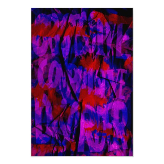 OCD Awareness, Colour Theory Poster (Textured)  (Voorkant)