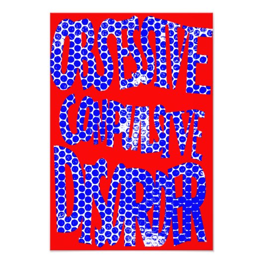 OCD Awareness Poster (Textured) (Voorkant)