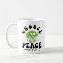 OCD Awareness & Recovery Choose Peace Over Relief Koffiemok