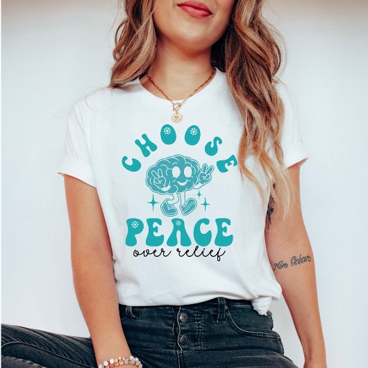 OCD-bewustzijn & herstel kies voor vrede T-shirt