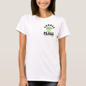 OCD-bewustzijn Kies Vrede in Plaats van Verlichtin T-shirt (Voorkant)
