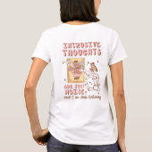 OCD-bewustzijn Whimsical “OCD uitschakelen” Retro T-shirt (Achterkant)