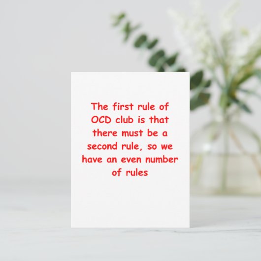 ocd briefkaart (Staand voorkant)