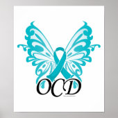 OCD Butterfly Ribbon Poster (Voorkant)
