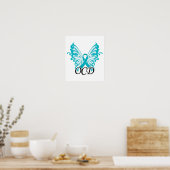OCD Butterfly Ribbon Poster (Keuken)