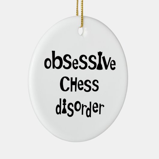 OCD Chess Keramisch Ornament (Rechts)