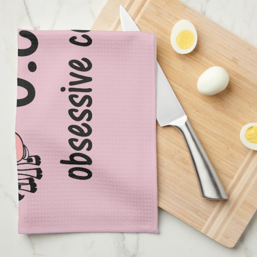 OCD Cow Kitchen Towel Theedoek (Quarter Fold)