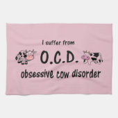 OCD Cow Kitchen Towel Theedoek (Horizontaal)