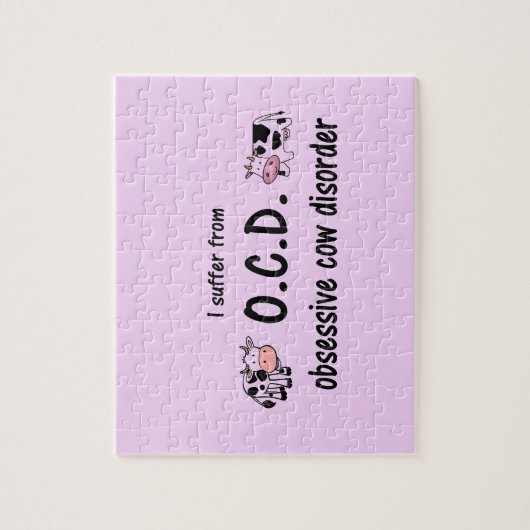 OCD Koe Jigzaag Puzzle Legpuzzel (Verticaal)