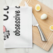 OCD-Koe Theedoek (Quarter Fold)