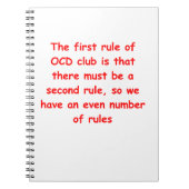 ocd notitieboek (Voorkant)