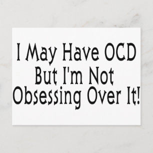 OCD Obsessie Briefkaart