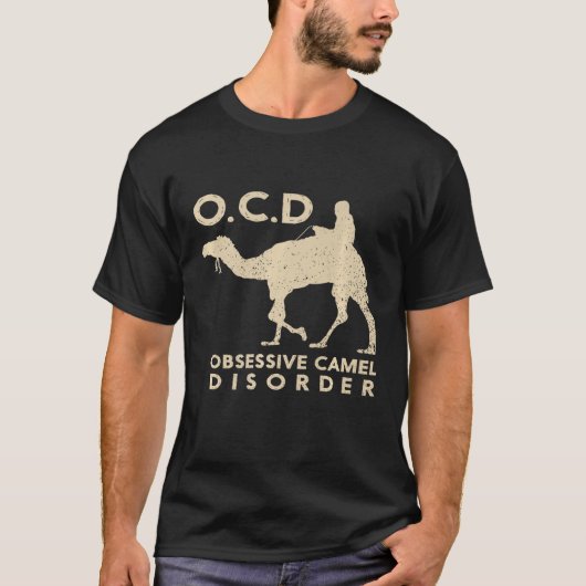 Ocd Obsessief Camel Disorder Desert Animal T-shirt (Voorkant)