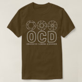 OCD (Obsessief Camera Disorder) Versie 2 T-shirt (Design voorkant)