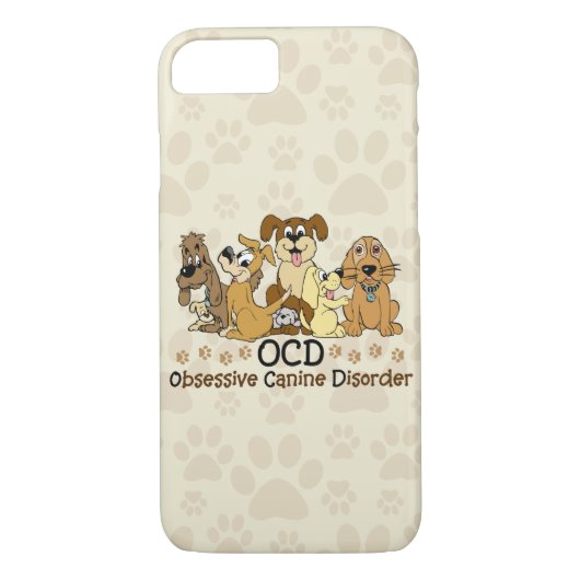 OCD Obsessief Canine Disorder Case-Mate iPhone Case (Achterkant)