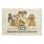 OCD Obsessief Canine Disorder Kussensloop (Achterkant)