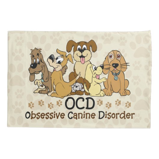 OCD Obsessief Canine Disorder Kussensloop (Achterkant)