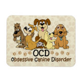 OCD Obsessief Canine Disorder Magneet (Horizontaal)