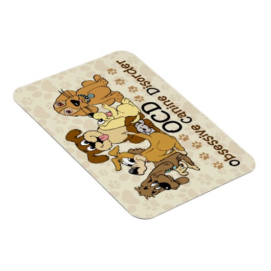 OCD Obsessief Canine Disorder Magneet (Rechterzijde)