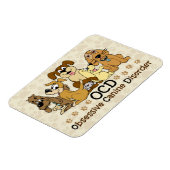 OCD Obsessief Canine Disorder Magneet (Linkerzijde)