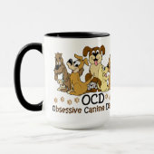 OCD Obsessief Canine Disorder Mok (Links)
