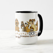 OCD Obsessief Canine Disorder Mok (Voorkant rechts)