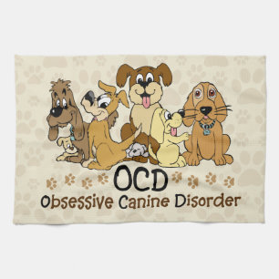 OCD Obsessief Canine Disorder Theedoek