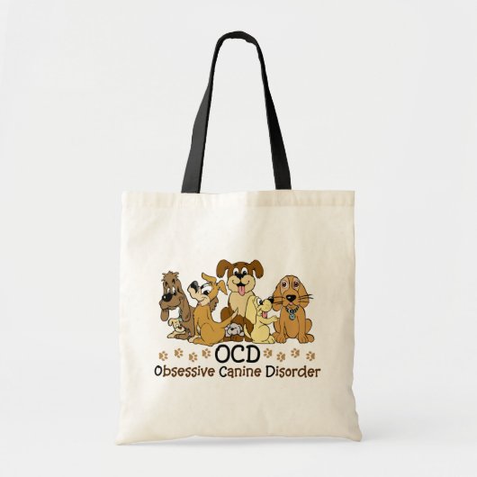 OCD Obsessief Canine Disorder Tote Bag (Voorkant)