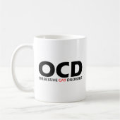 OCD - Obsessief-Cat stoornis Koffiemok (Links)