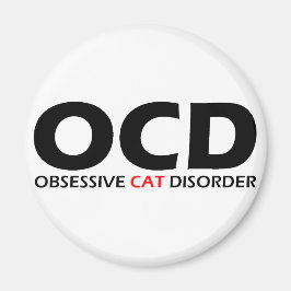 OCD - Obsessief-Cat stoornis Magneet