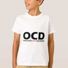 OCD - Obsessief-Cat stoornis T-shirt