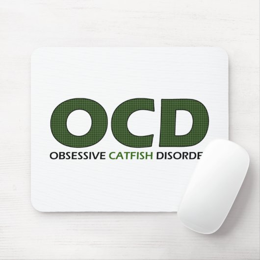 OCD - Obsessief-Catfish Disorder Muismat (Met muis)