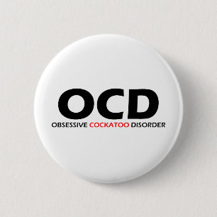 OCD - Obsessief-cocao stoornis Ronde Button 5,7 Cm