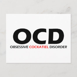 OCD - Obsessief-cokatielaandoening Briefkaart