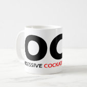 OCD - Obsessief-cokatielaandoening Koffiemok (Voorkant links)