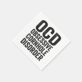 OCD obsessief cornhole-aandoening grappig cornhole Servet (Hoek)